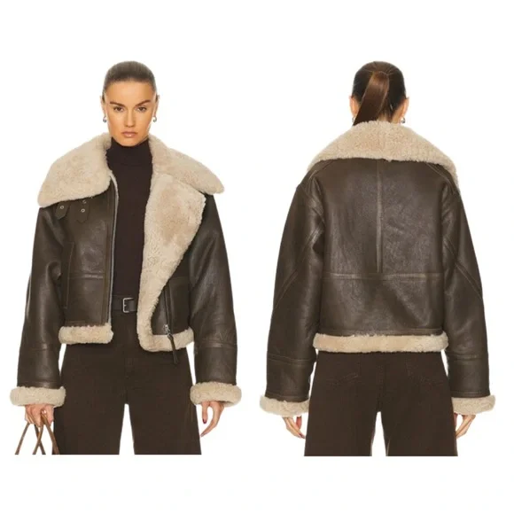 NWT Citizens Of Humanity Liv Shearling JacketLarge